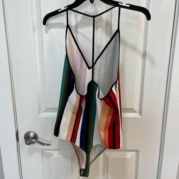 Striped Multicolor Bodysuit - Picture 7 of 8